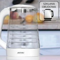 Bouilloire Mpm MCZ-124 Blanc verre 2200 W 1,7 L