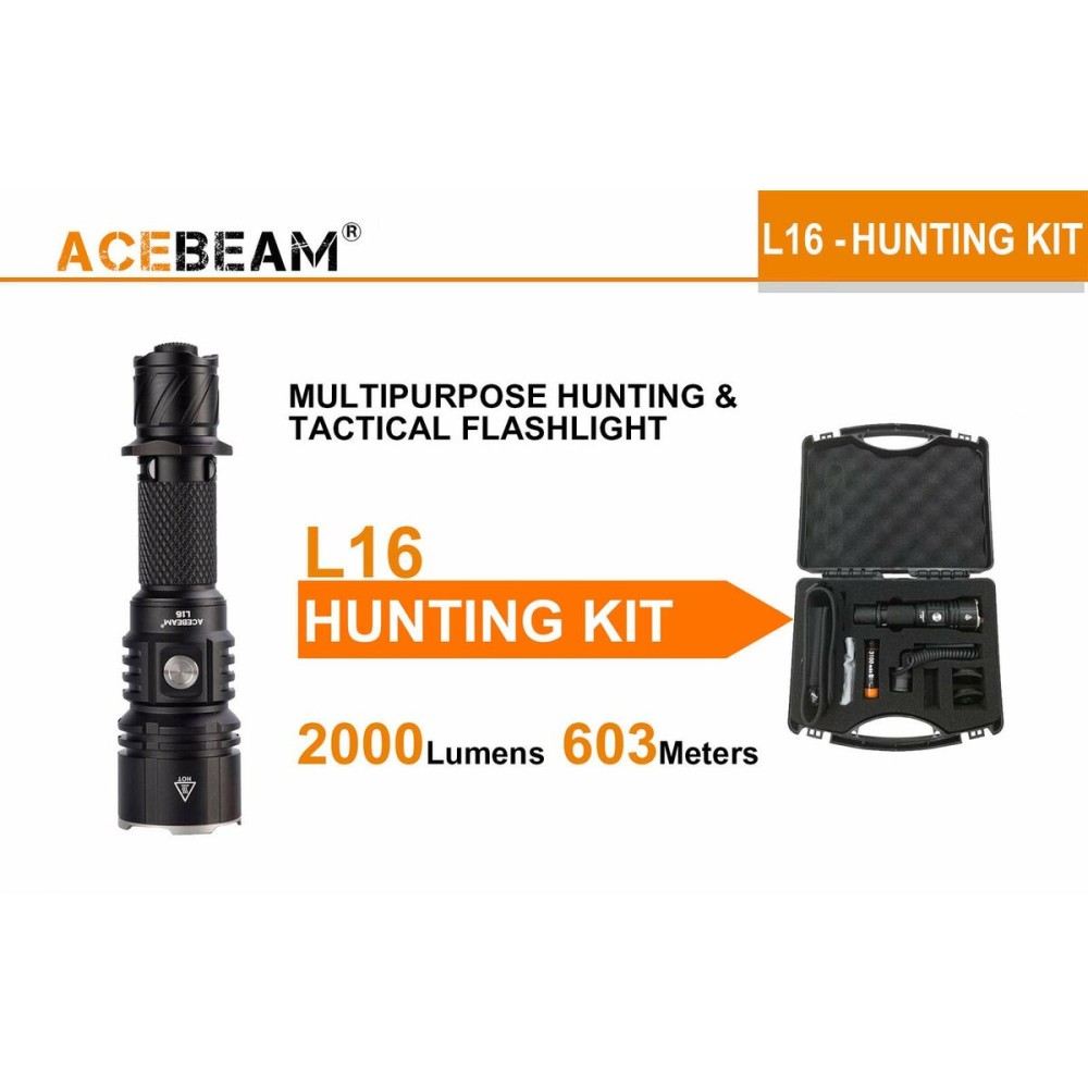 Lampe Torche Acebeam L19 2.0 OSRAM GREEN
