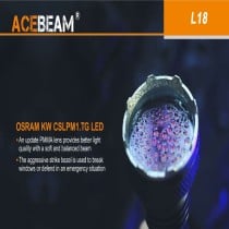Taschenlampe Acebeam L18 WHITE LIGHT 1500 lm