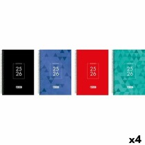 Agenda ENRI IDENTITY 1/4 15 x 21 cm 2025-2026 (4 Unités)