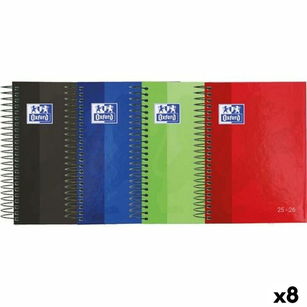 Agenda Oxford SCHOOL 1/8 12 x 18 cm 2025-2026 (8 Unités)
