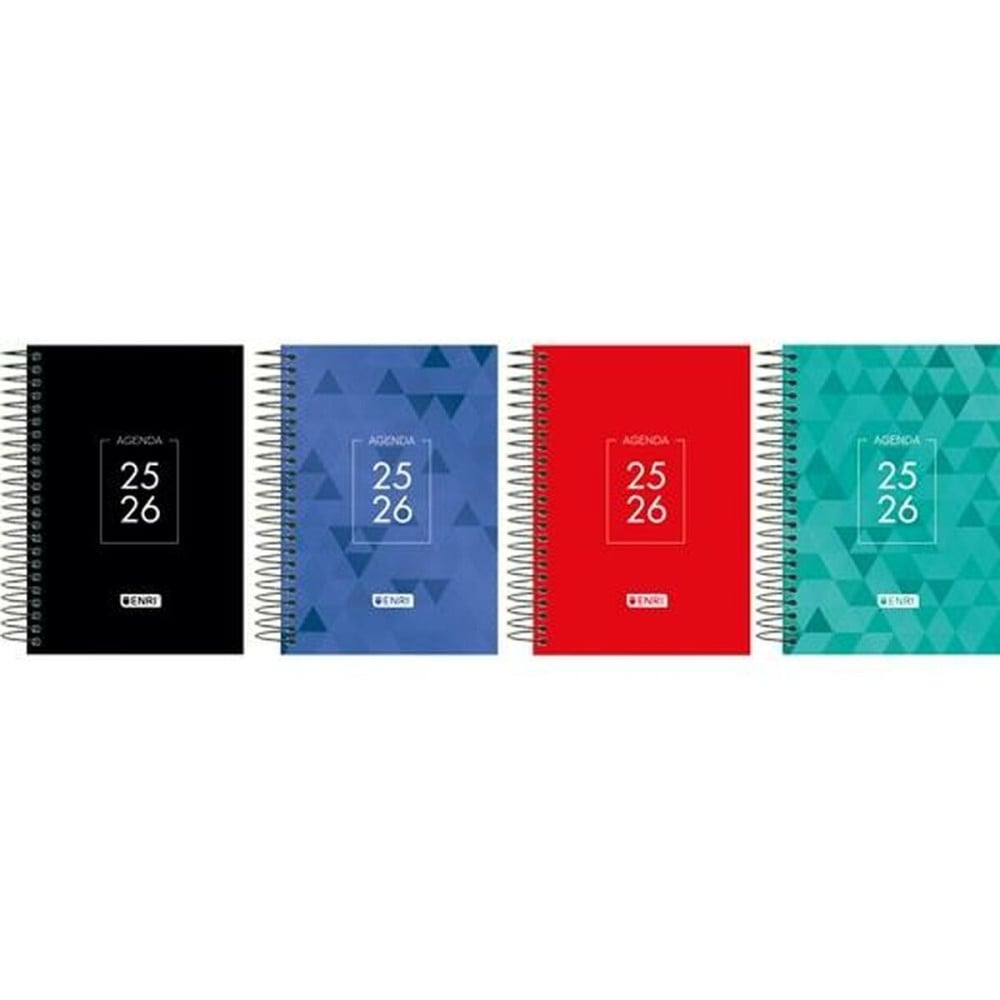 Agenda ENRI IDENTITY 1/8 12 x 18 cm 2025-2026 (5 Unités)