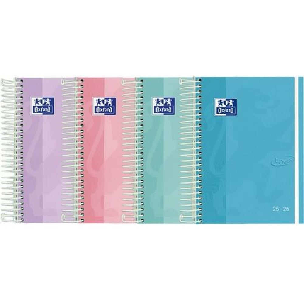 Agenda Oxford TOUCH 1/8 12 x 18 cm 2025-2026 (8 Unités)