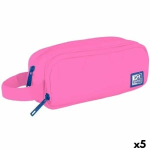 Schulmäppchen Oxford KANGOO YOUNG PROOF B-SMART Rosa 22,5 x 9,5 x 7 cm (5 Stück)
