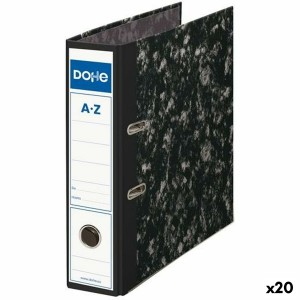 Ordnerbox mit Hebelmechanik DOHE Schwarz A4 28,2 x 31,8 x 7 cm (20 Stück)