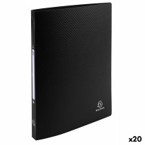 Ringbuch Exacompta Schwarz A4 (20 Stück)