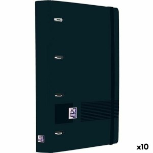 Reliure à anneaux Oxford LIVE&GO Noir A4+ (10 Unités)