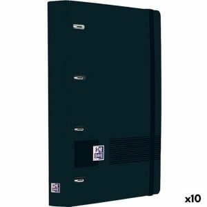Ringbuch Oxford LIVE&GO Schwarz A4+ (10 Stück)