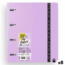 Ringbuch Carchivo CARPEBLOCK 360 MY RULES Violett A4 (8 Stück)