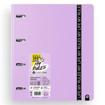 Ring binder Carchivo CARPEBLOCK 360 MY RULES Light mauve A4 (8 Units)