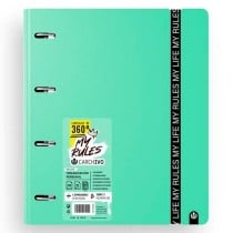 Ring binder Carchivo CARPEBLOCK 360 MY RULES Jade A4 (8 Units)