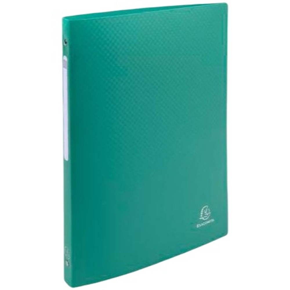 Reliure à anneaux Exacompta Vert foncé A4 (20 Unités)