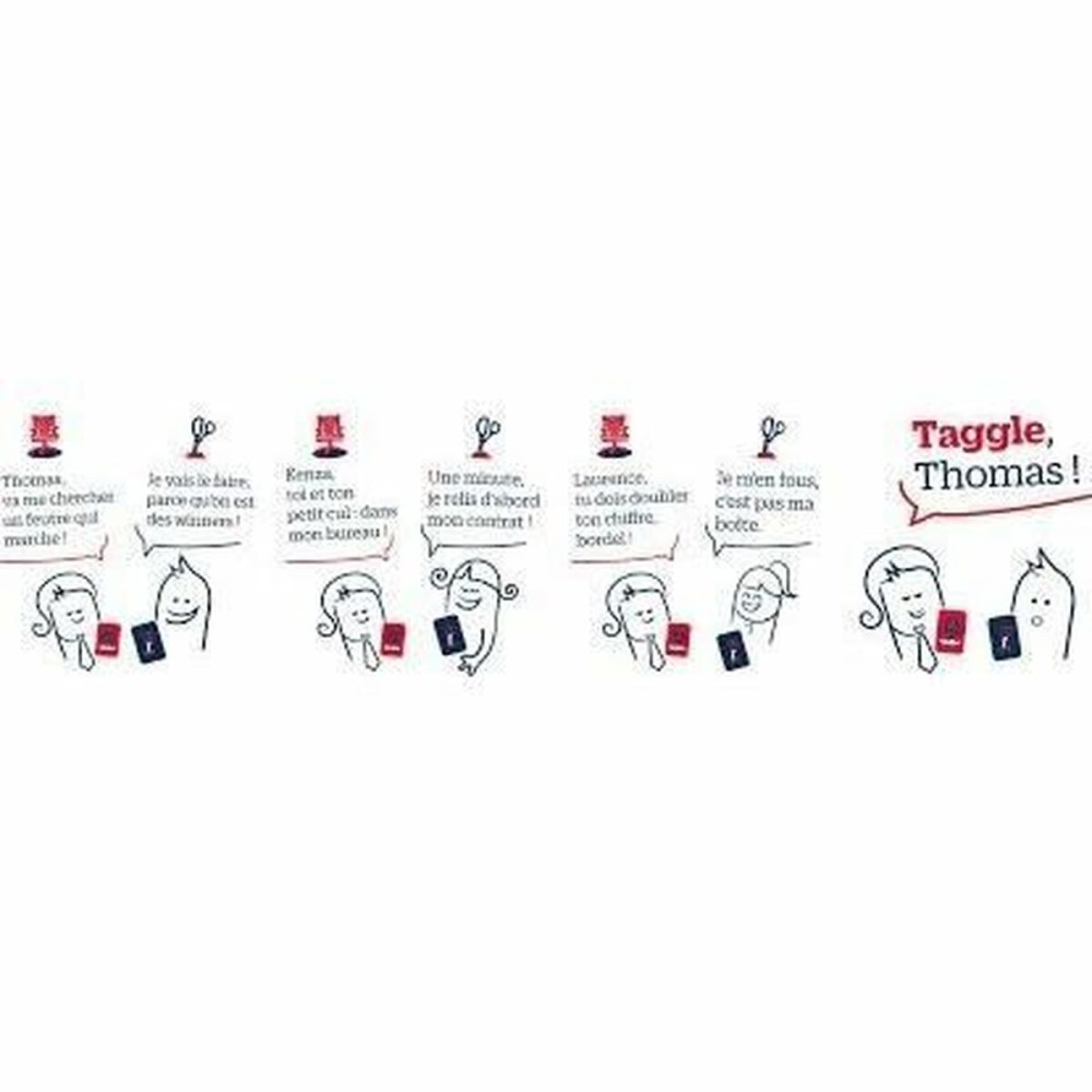 Jeu de questions-réponses Taggle Patrón