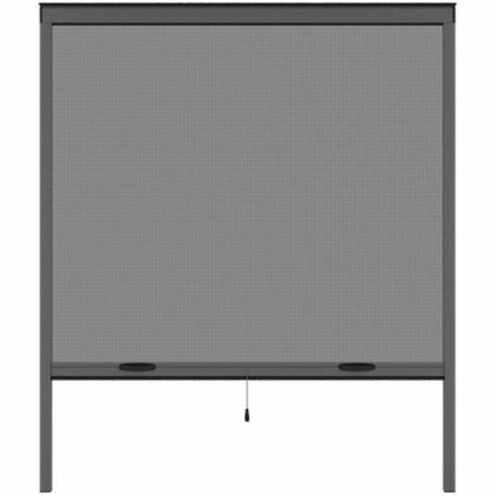 Moustiquaire Moustikit Gris Aluminium Fenêtres 125 x 145 cm