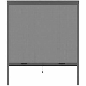 Moskitonetz Moustikit Grau Aluminium Fenster 125 x 145 cm