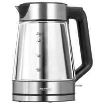 Bouilloire Mpm MCZ-122 Noir Gris verre Acier inoxydable 2200 W 1,7 L