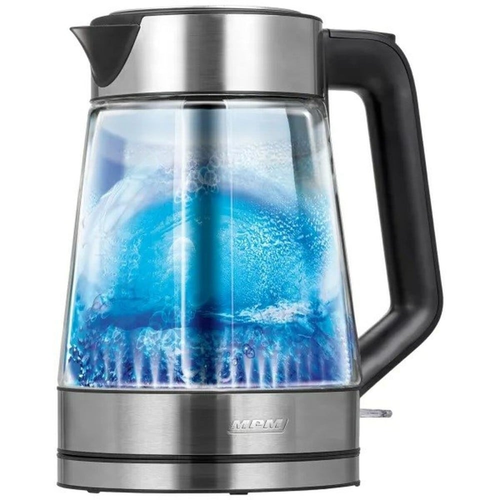 Bouilloire Mpm MCZ-122 Noir Gris verre Acier inoxydable 2200 W 1,7 L