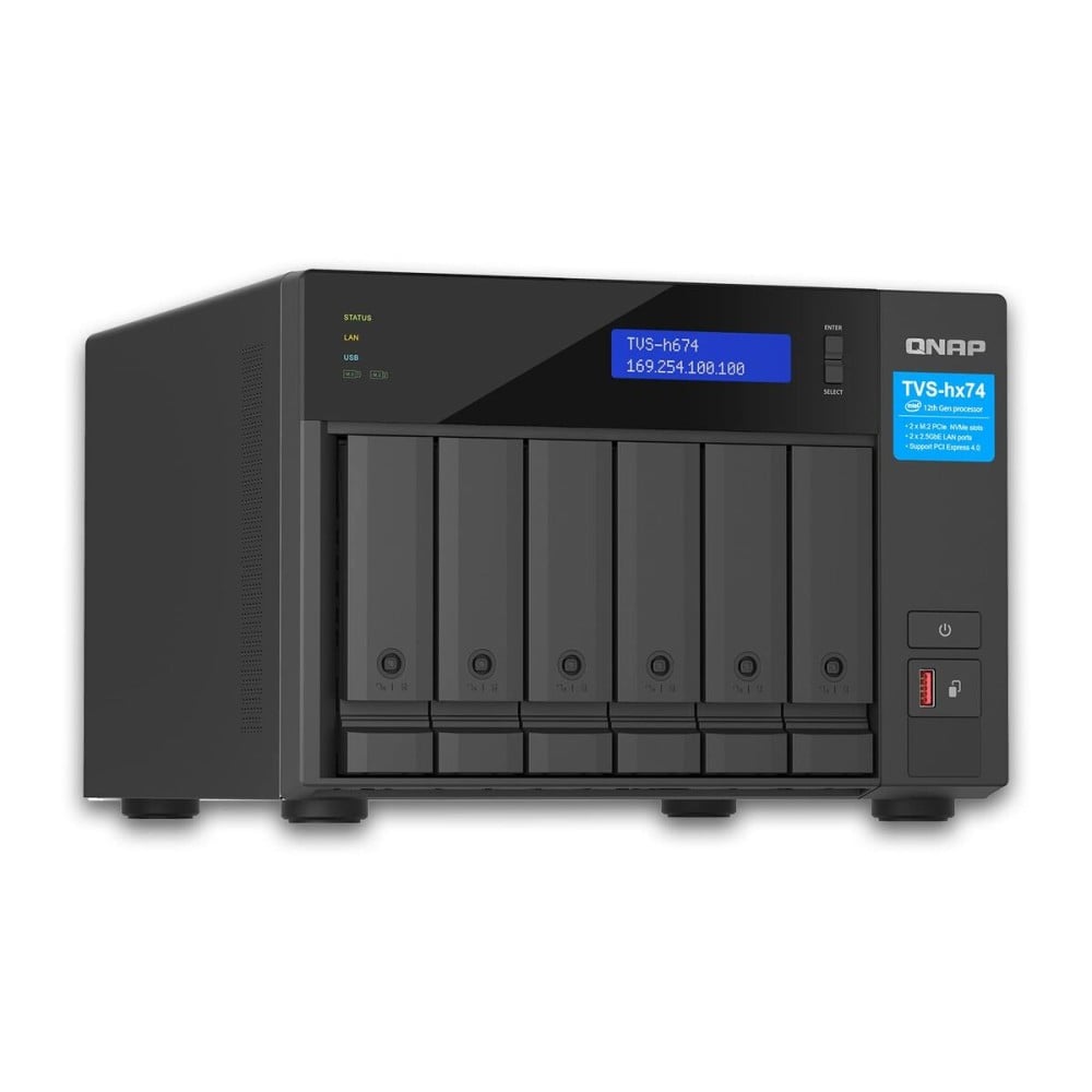 NAS-Netzwerk-Speicher Qnap TVS-H674 Schwarz intel core i5-12400
