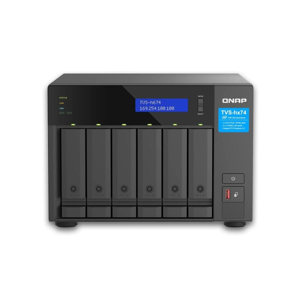 NAS-Netzwerk-Speicher Qnap TVS-H674 Schwarz intel core i5-12400