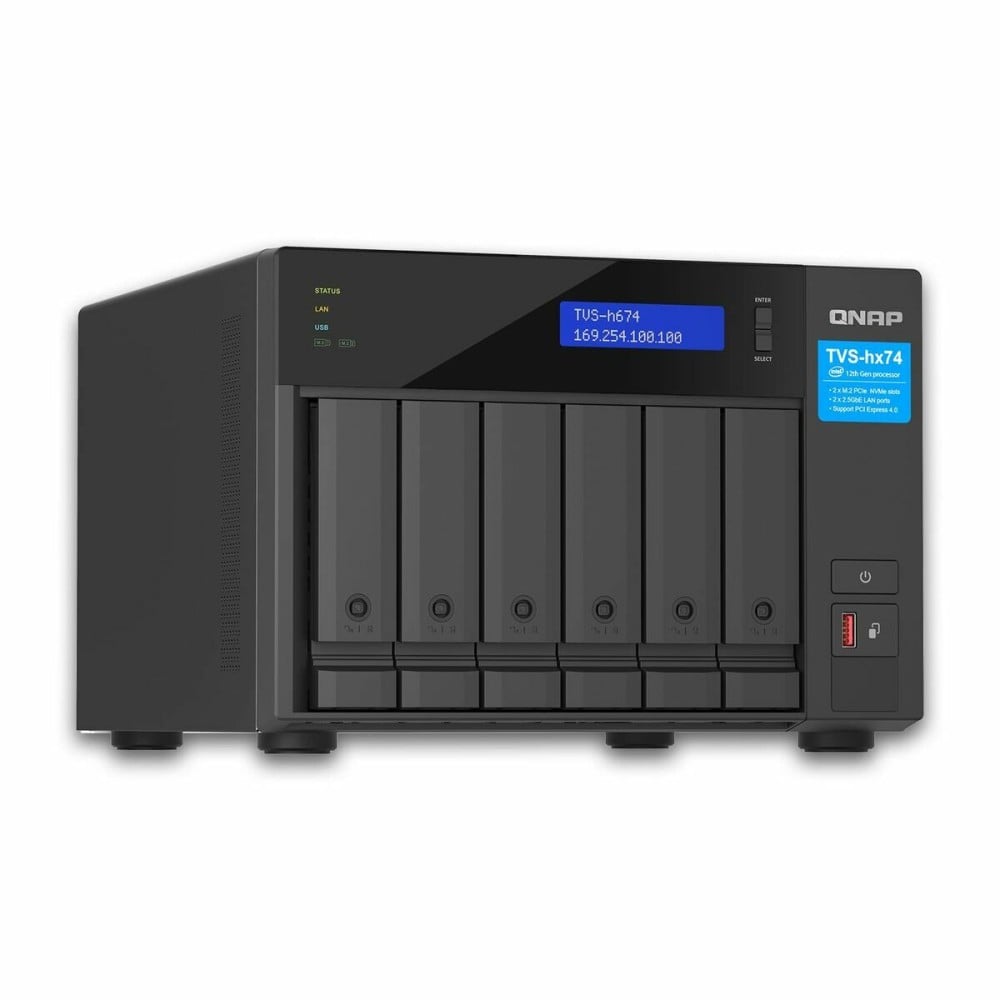 NAS-Netzwerk-Speicher Qnap TVS-H674 Schwarz intel core i5-12400