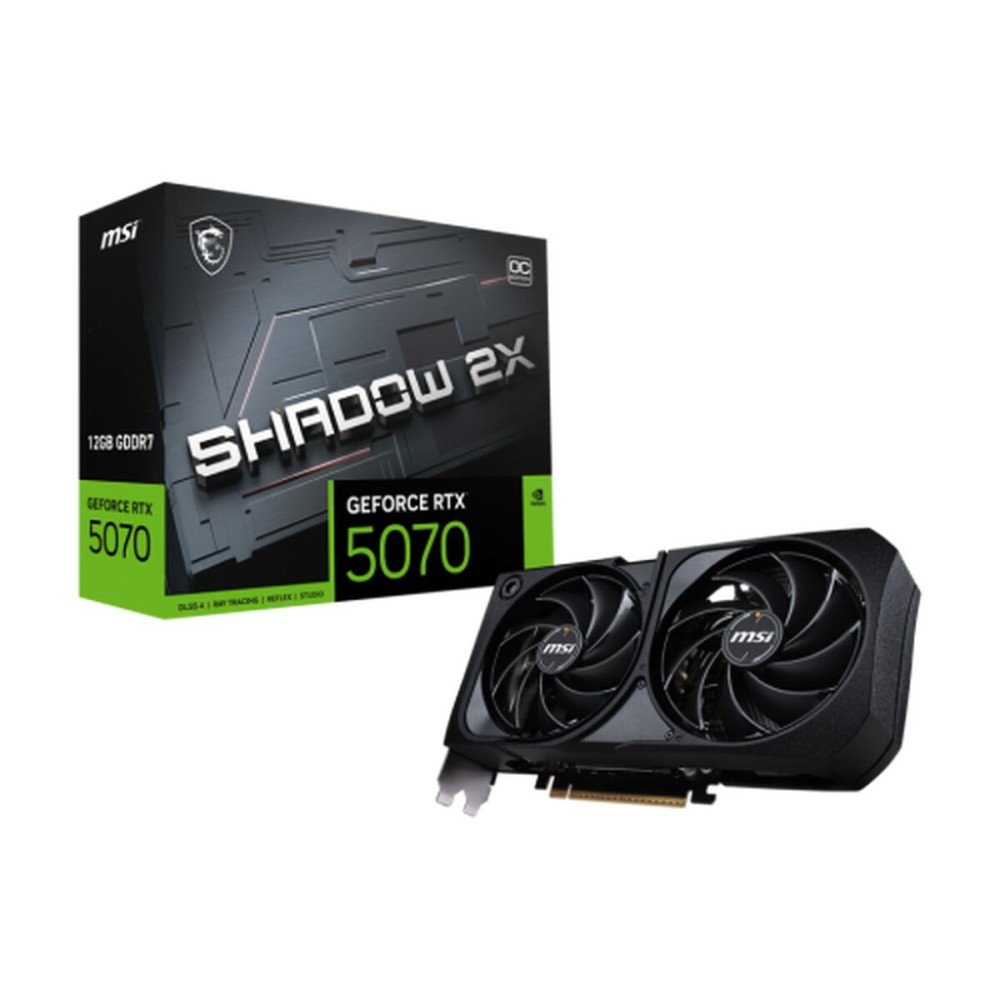 Carte Graphique MSI RTX 5070 12G SHADOW 2X OC nvidia geforce rtx 5070 12 GB GDDR7