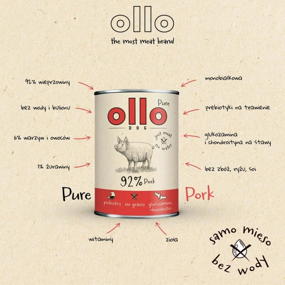 Alimentation humide Ollo Cochon