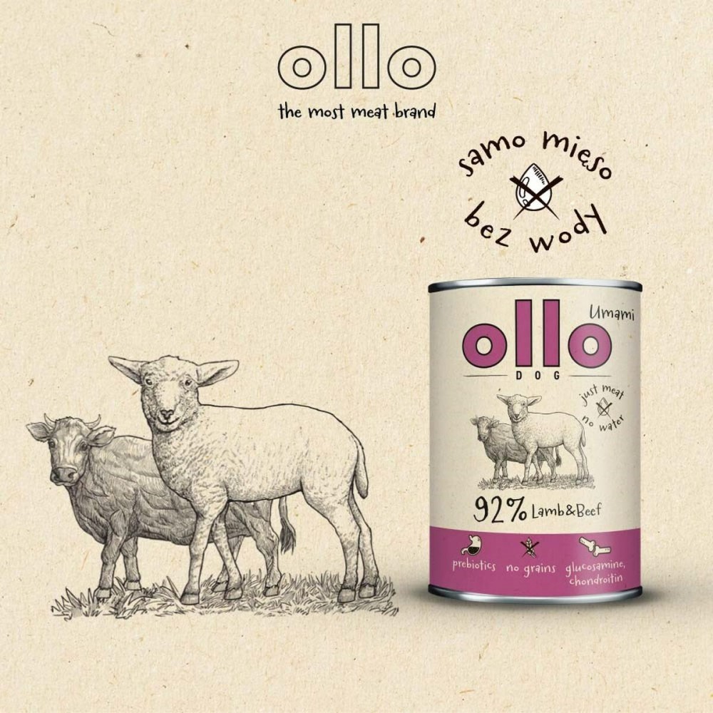Alimentation humide Ollo Agneau