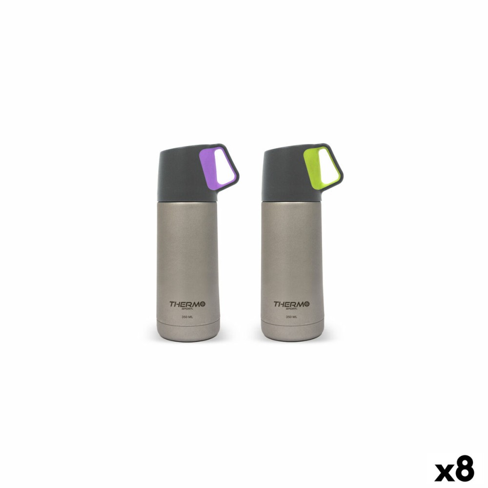 Travel thermos flask ThermoSport Stainless steel Cup 350 ml (8 Units)