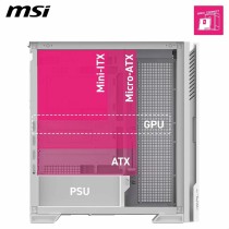 Boîtier ATX semi-tour MSI 306-7G27W21-JA4 Blanc