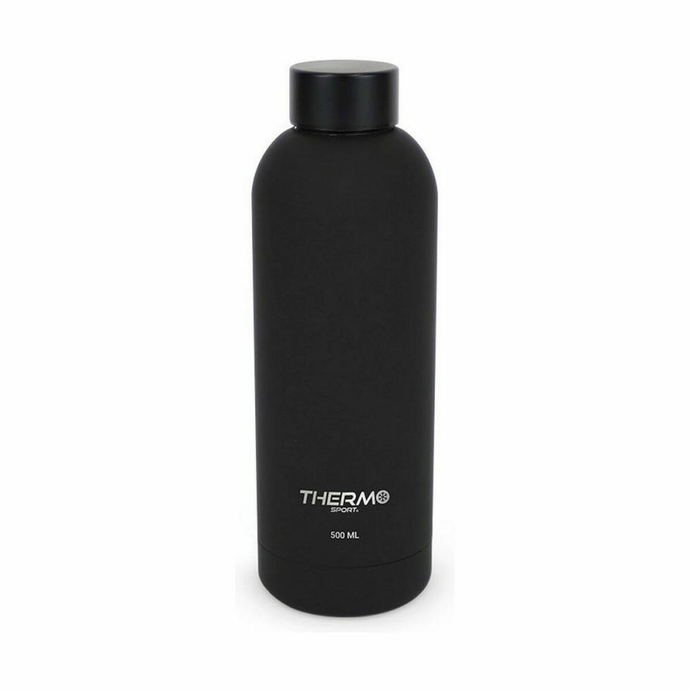 Bouteille Thermique ThermoSport Soft Touch Noir 500 ml (6 Unités)