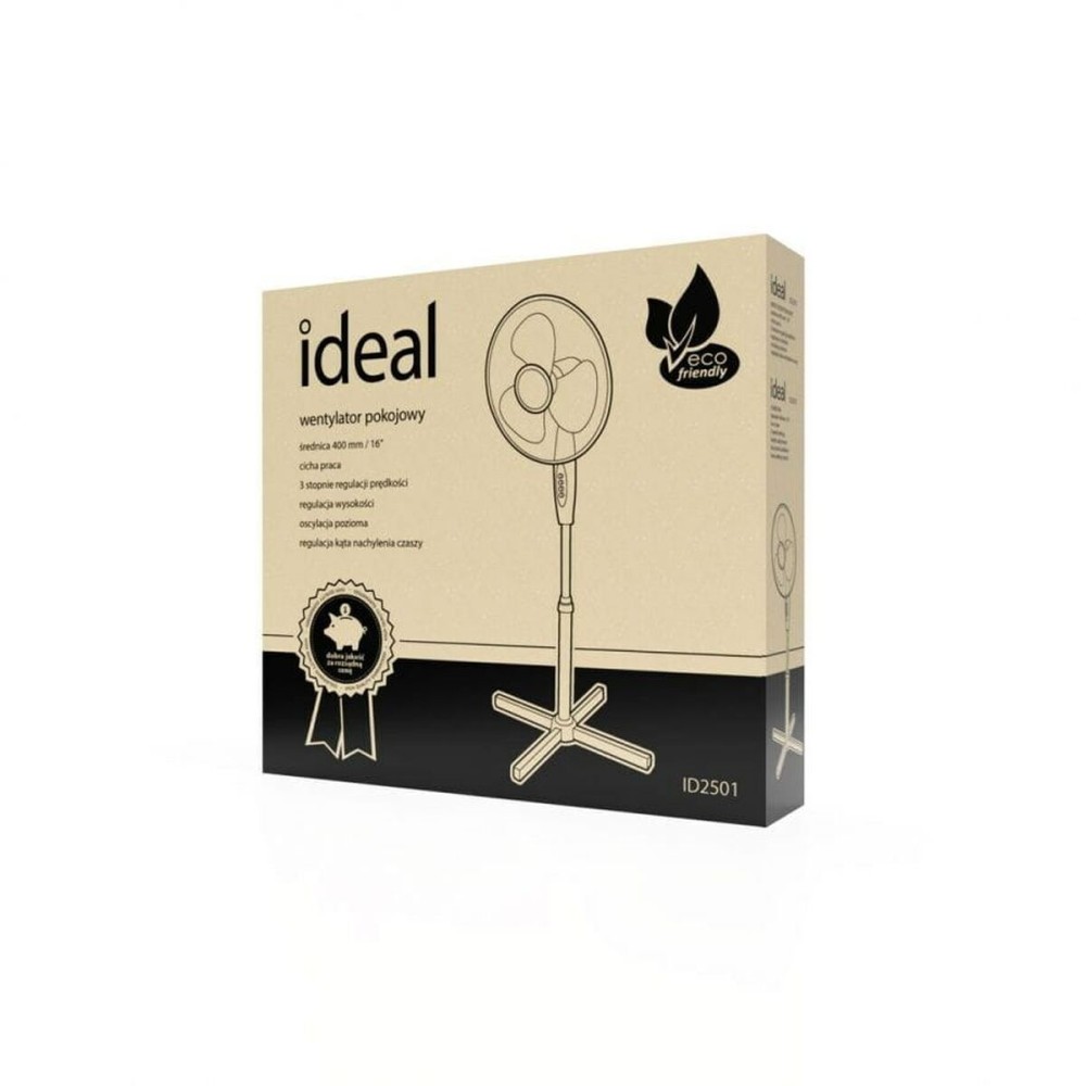 Freestanding Fan Eldom ID2501 Black 45 W