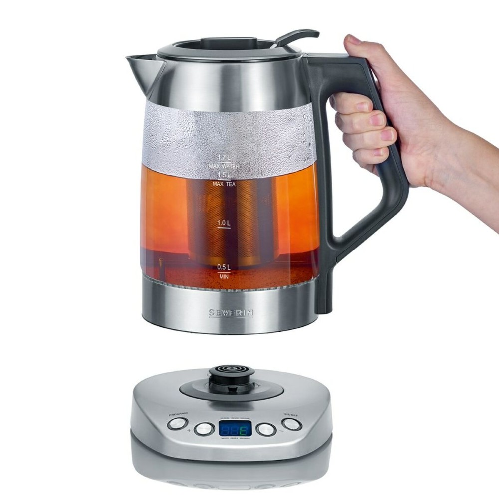 Bouilloire Severin WK 3480 Blanc Acier inoxydable 3000 W 1,7 L
