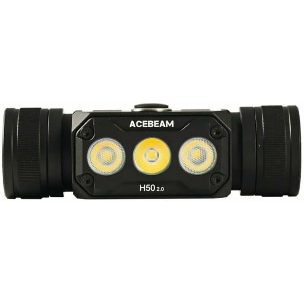 LED-Kopf-Taschenlampe Acebeam H50 2.0 Schwarz Orange