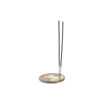 Brûleur d'huiles essentielles DKD Home Decor Bois Aluminium Buda Arabe Ø 10 cm