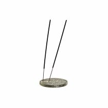 Brûleur d'huiles essentielles DKD Home Decor Bois Aluminium Buda Arabe Ø 10 cm