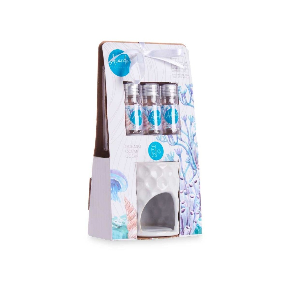Essential oil burner Acorde 14 Ocean 11 x 19,8 x 6,5 cm Essential oil (12 Units)