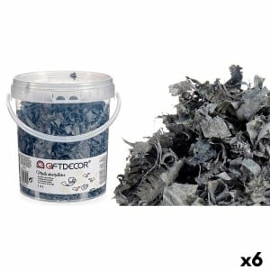 Copeaux décoratifs Gift Decor VIRUTA-GRIS OSC Gris foncé 1,4 L (6 Unités)