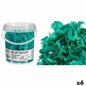 Copeaux décoratifs Gift Decor VIRUTA-TURQUESA Turquoise 1,4 L (6 Unités)