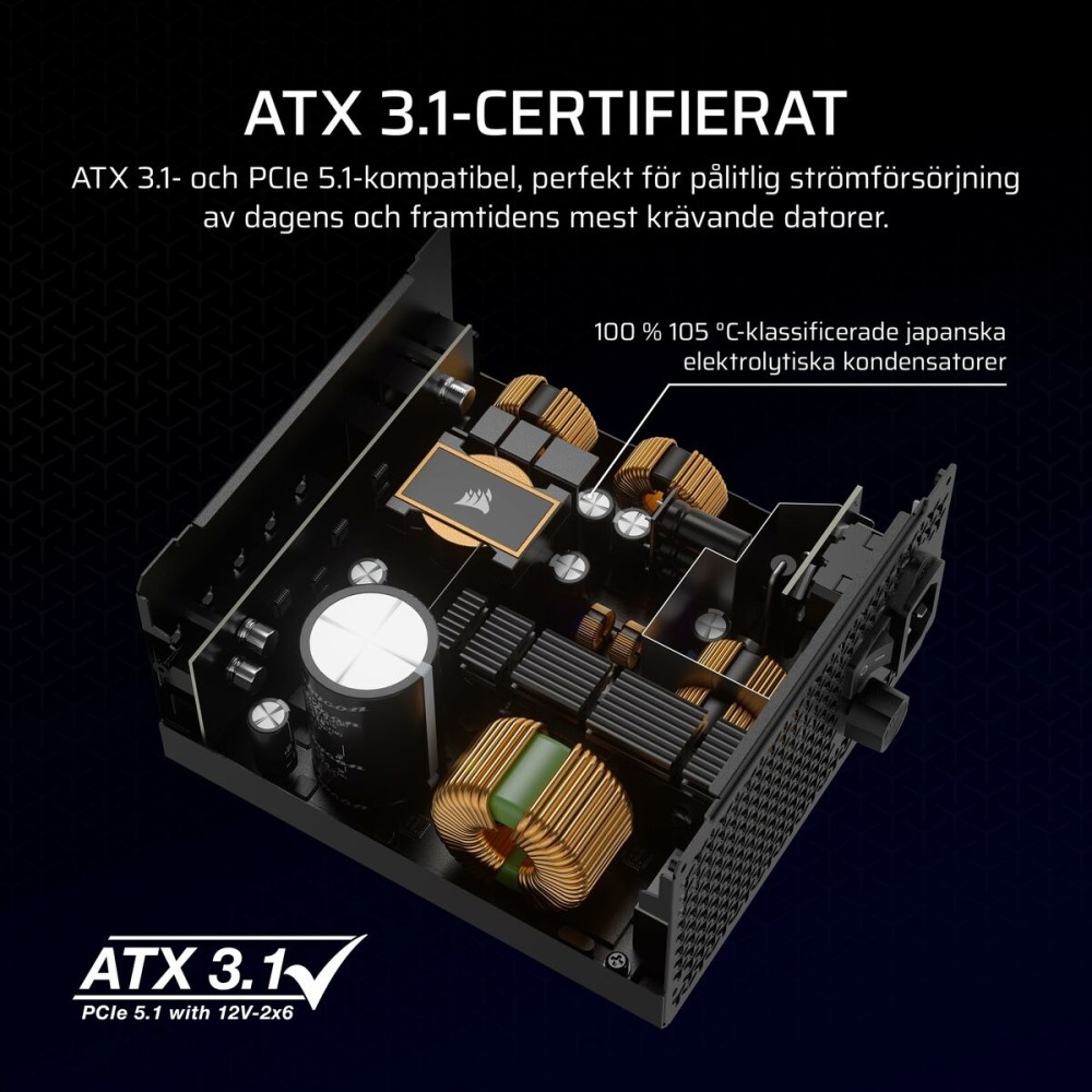 Power supply Corsair CP-9020271-EU ATX 1000 W 80 Plus Gold