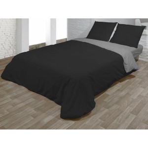 Duvet cover set Hosteline VEGAS Black Double 3 Pieces