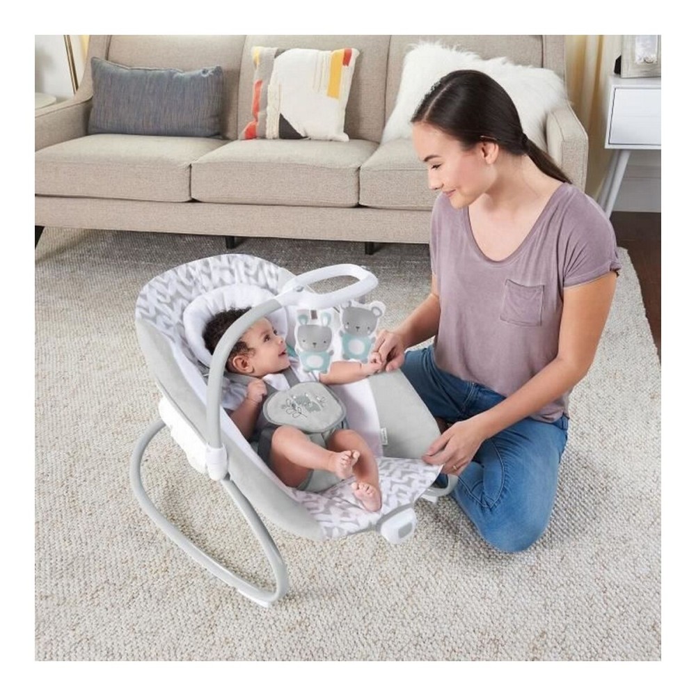 Schaukelstuhl Ingenuity 2-in-1 Swing Lounger - Raylan Grau Weiß