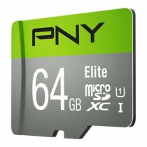 Carte Mémoire Micro SD avec Adaptateur PNY P-SDUX64U185GW-GE 64 GB