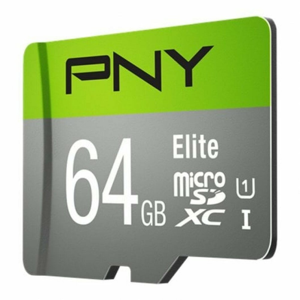 Carte Mémoire Micro SD avec Adaptateur PNY P-SDUX64U185GW-GE 64 GB