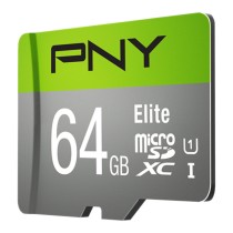 Carte Mémoire Micro SD avec Adaptateur PNY P-SDUX64U185GW-GE 64 GB