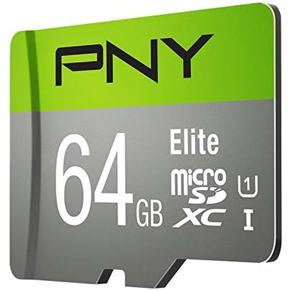 Carte Mémoire Micro SD avec Adaptateur PNY P-SDUX64U185GW-GE 64 GB
