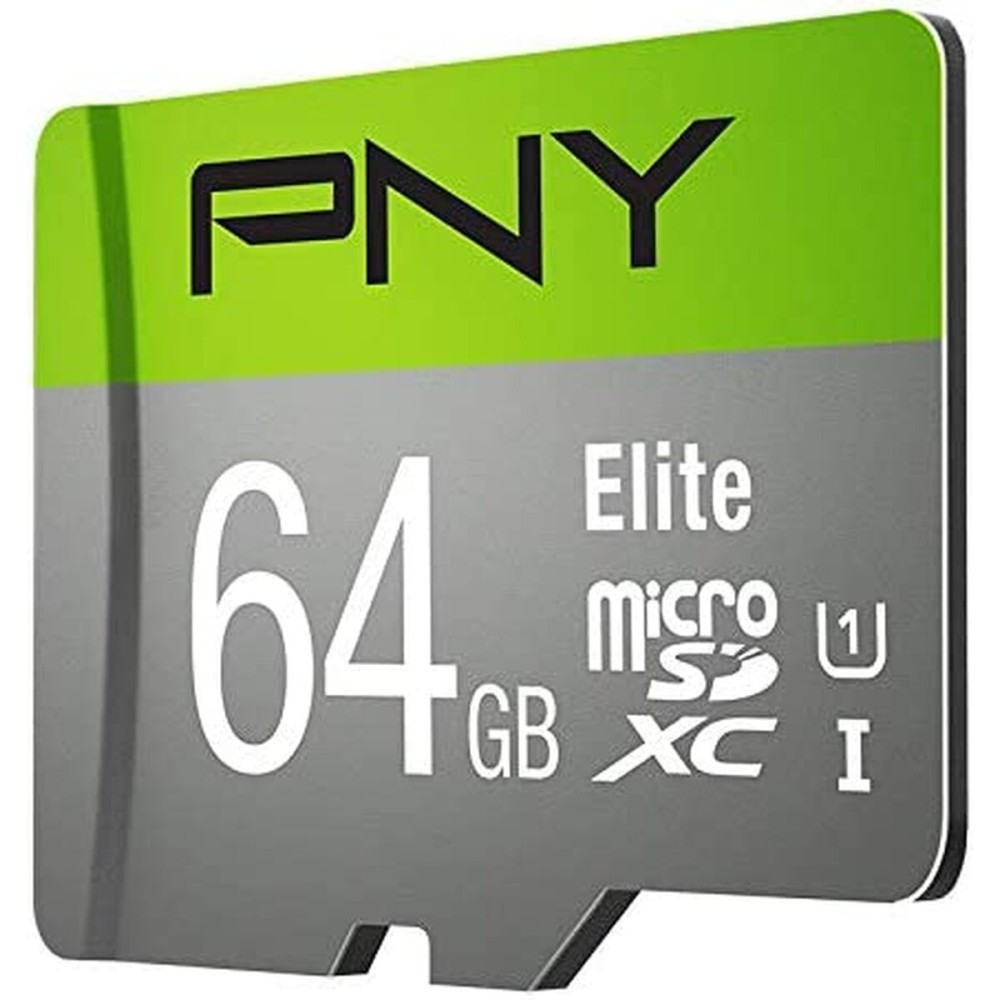 Carte Mémoire Micro SD avec Adaptateur PNY P-SDUX64U185GW-GE 64 GB