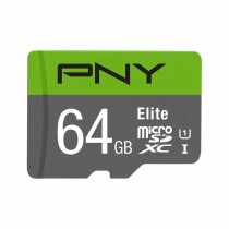 Carte Mémoire Micro SD avec Adaptateur PNY P-SDUX64U185GW-GE 64 GB