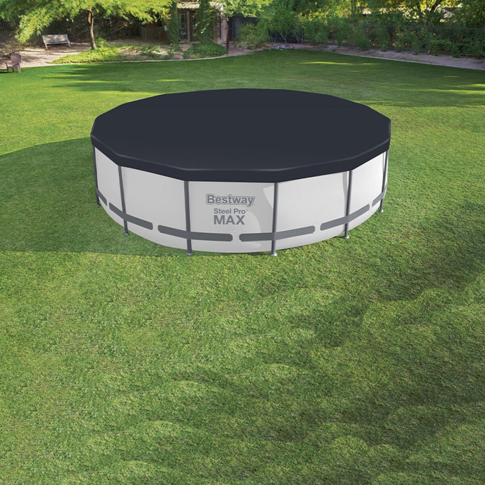 Swimming Pool Cover Bestway Black Ø 457 cm (1 Unit)