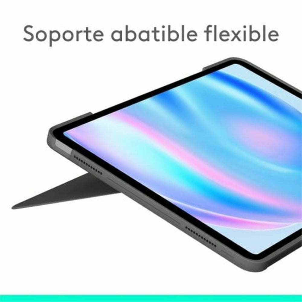 Tablet Tasche Logitech 920-012614 Grau Qwerty Spanisch