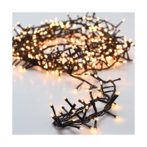 Wreath of LED Lights Warm light Soft green 17 m Green